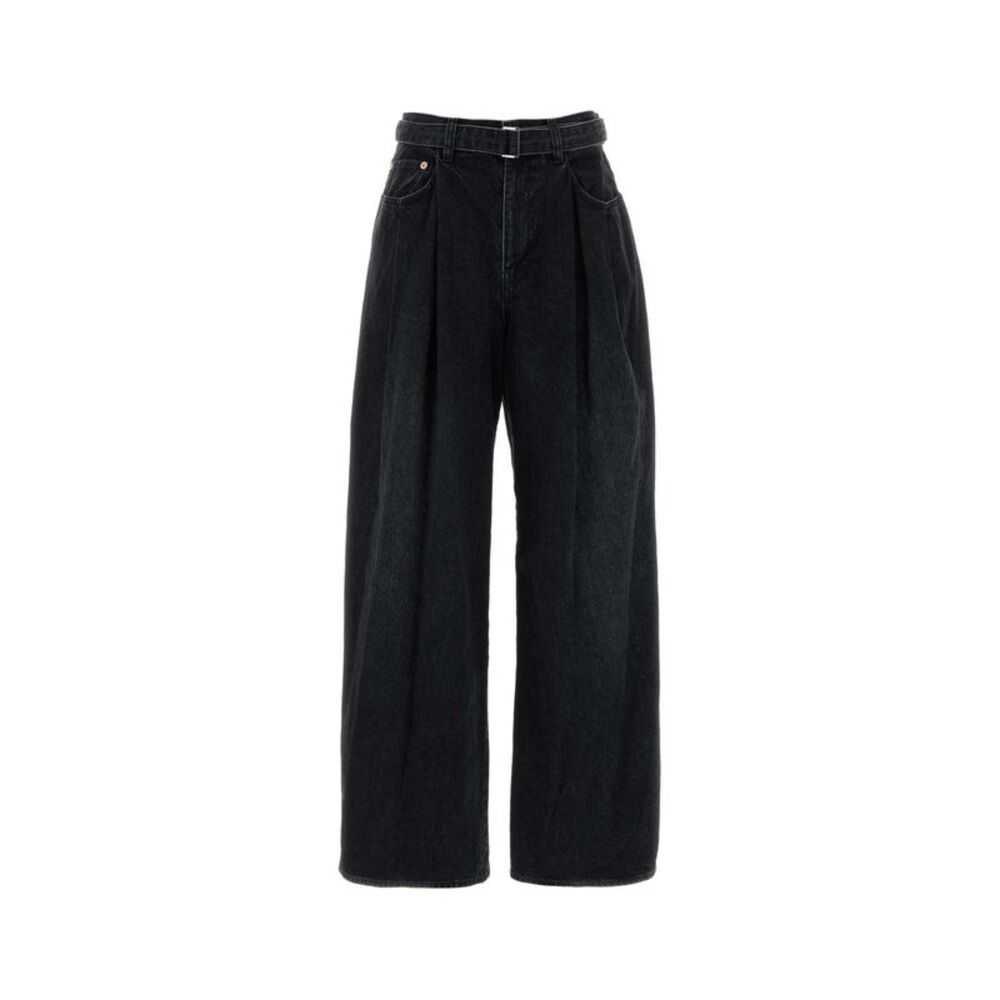 Sacai Women Black Denim Jeans